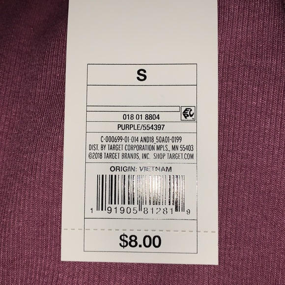 A NEW DAY NWT Light Purple color Size S sleeveless - Picture 6 of 6